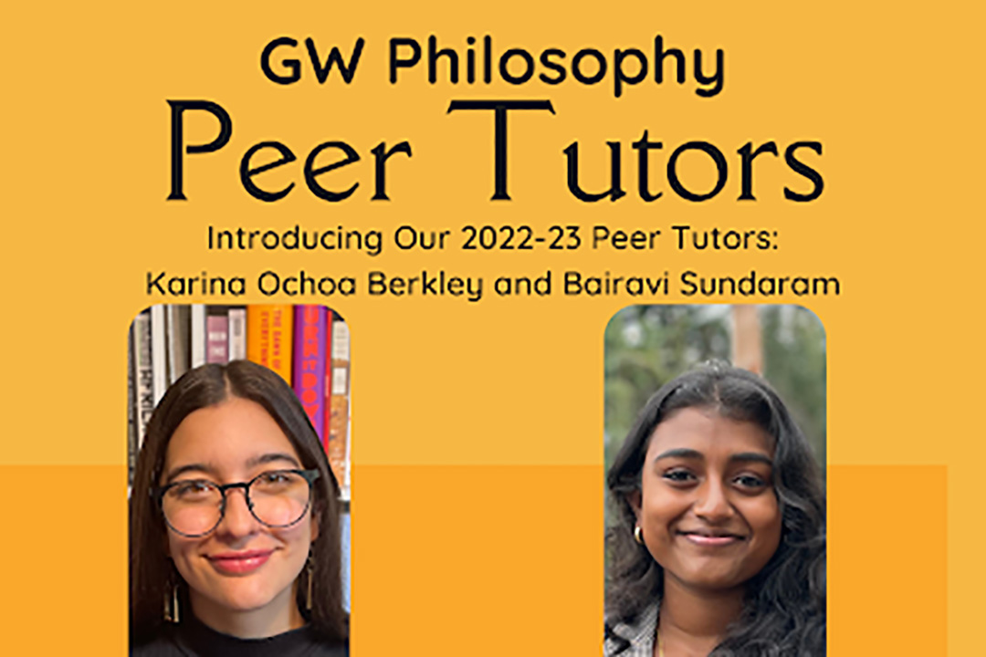 Philosophy seniors Karina Ochoa Berkley and Bairavi Sundaram kickstarted a successful first year for the Peer Tutor Program.