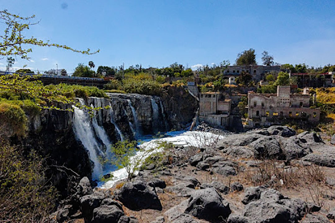 Waterfall along the Santiago River in Mexico.  Photo by Emily Philbrook.