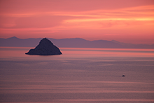 A sunrise near the Theater of Epidaurus