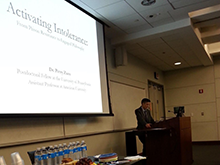 Dr. Perry Zurn presenting the Sophia Lecture