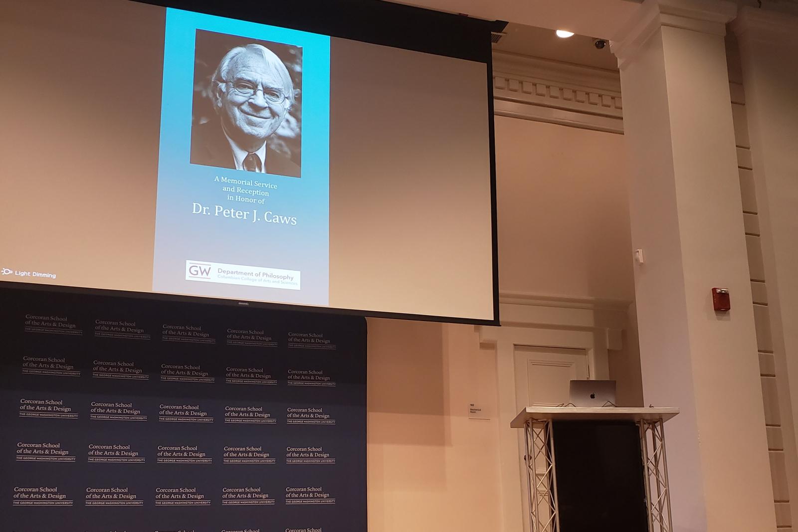 Stage of the Hammer Auditorium at the Corcoran School of the Arts & Design